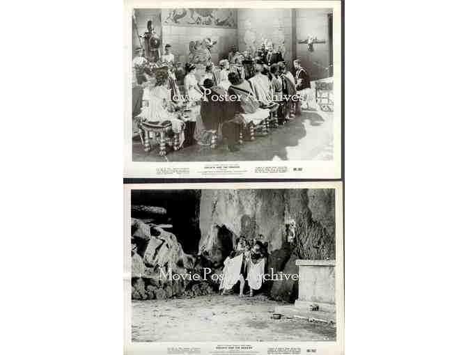 GOLIATH AND THE DRAGON, 1960, movie stills, Broderick Crawford, Gaby Andre