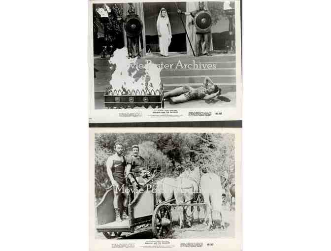 GOLIATH AND THE DRAGON, 1960, movie stills, Broderick Crawford, Gaby Andre