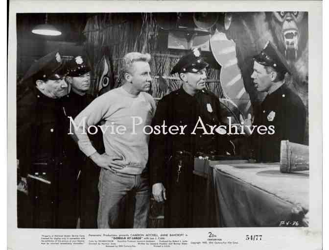 GORILLA AT LARGE, 1954, movie stills, Cameron Mitchell, Anne Bancroft