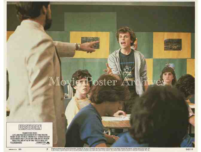 FIRSTBORN, 1984, lobby card set, Teri Garr, Peter Weller, Corey Haim, Robert Downey Jr