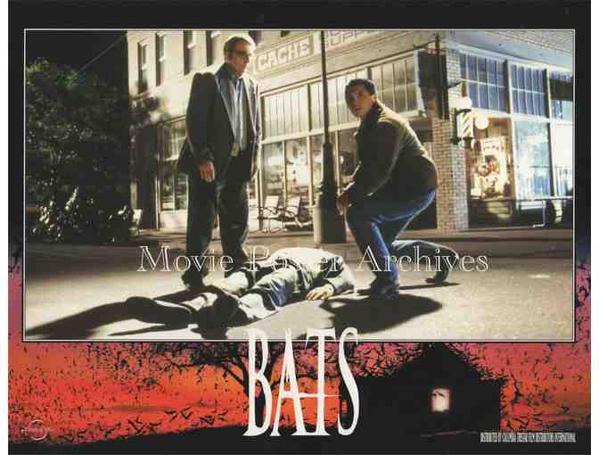 BATS, 1999, lobby card set, Lou Diamond Phillips, Dina Meyer, Bob Gunton