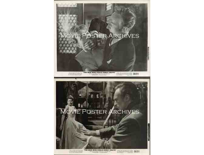 MAN WHO COULD CHEAT DEATH, 1959, movie stills, Christopher Lee