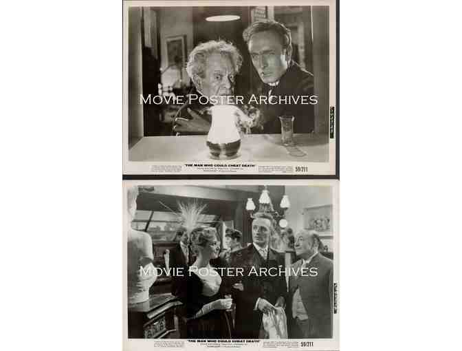MAN WHO COULD CHEAT DEATH, 1959, movie stills, Christopher Lee
