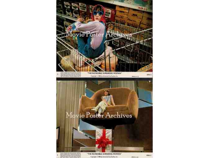 INCREDIBLE SHRINKING WOMAN, 1981, mini lobby cards, Lily Tomlin