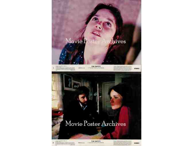 ENTITY, 1983, mini lobby cards, Barbara Hershey, Ron Silver