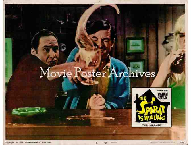 SPIRIT IS WILLING, 1967, lobby cards, Sid Caesar, Vera Miles