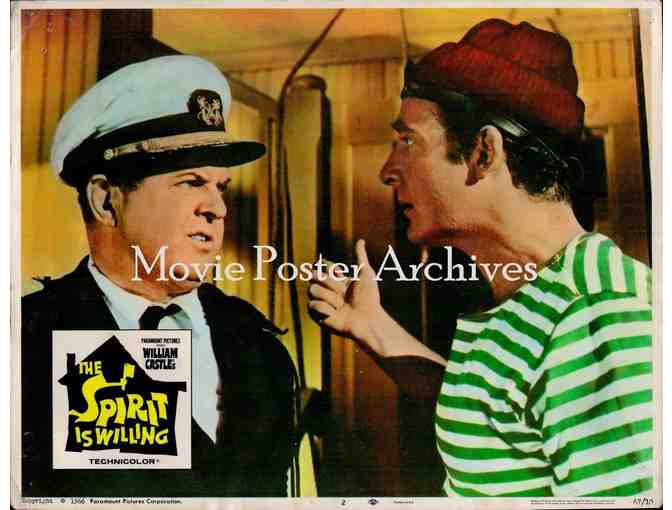 SPIRIT IS WILLING, 1967, lobby cards, Sid Caesar, Vera Miles