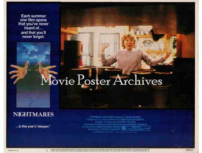 NIGHTMARES, 1983, lobby cards, Emilio Estevez, Lance Henriksen
