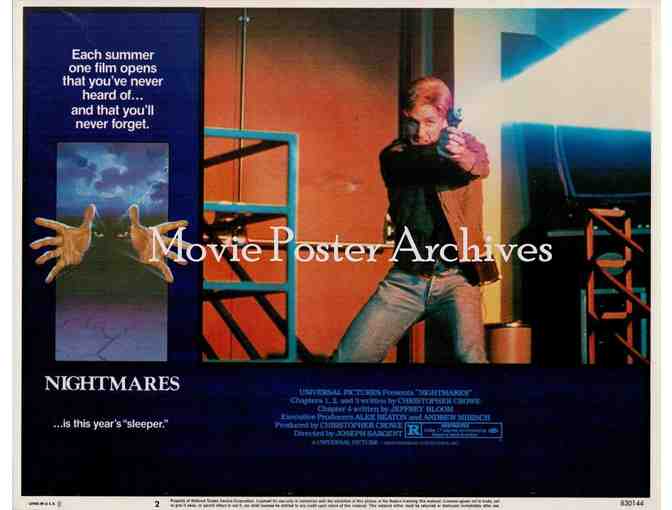 NIGHTMARES, 1983, lobby cards, Emilio Estevez, Lance Henriksen