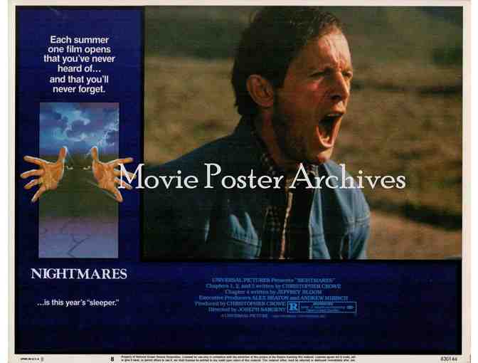 NIGHTMARES, 1983, lobby cards, Emilio Estevez, Lance Henriksen