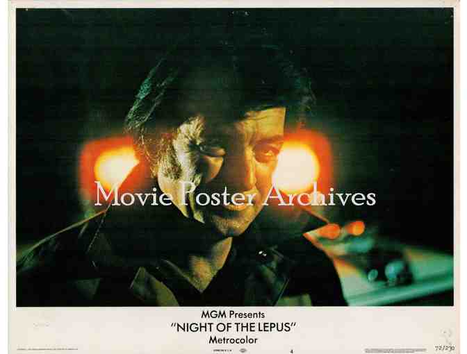 NIGHT OF THE LEPUS, 1972, lobby cards, Stuart Whitman DeForest Kelley