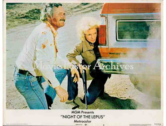 NIGHT OF THE LEPUS, 1972, lobby cards, Stuart Whitman DeForest Kelley