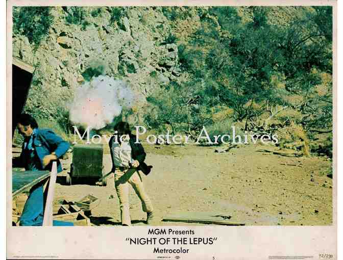 NIGHT OF THE LEPUS, 1972, lobby cards, Stuart Whitman DeForest Kelley