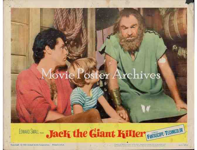 JACK THE GIANT KILLER, 1962, lobby cards, Kerwin Mathews