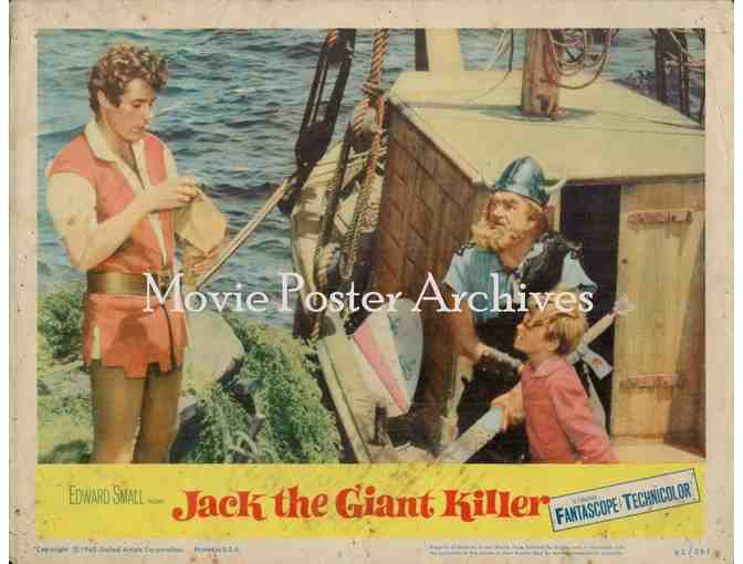 JACK THE GIANT KILLER, 1962, lobby cards, Kerwin Mathews