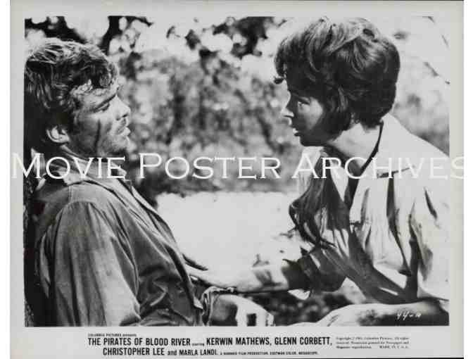 PIRATES OF BLOOD RIVER, 1962, movie stills, Christopher Lee, Kerwin Mathews