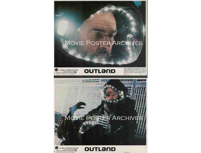 OUTLAND, 1981, mini lobby cards, Sean Connery, Peter Boyle