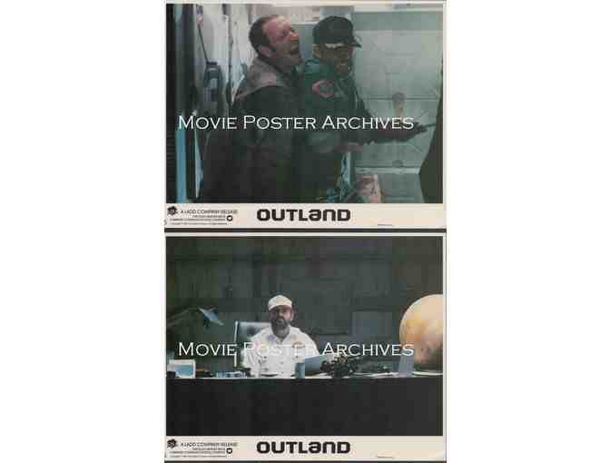 OUTLAND, 1981, mini lobby cards, Sean Connery, Peter Boyle