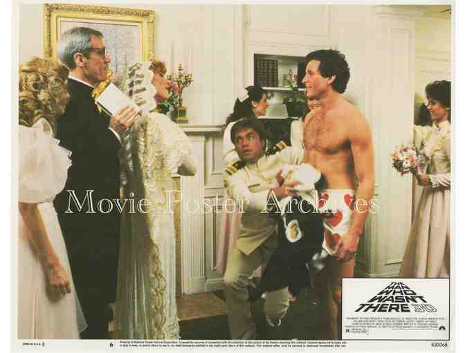 MAN WHO WASNT THERE 3-D, 1983, lobby card set, Steve Guttenberg