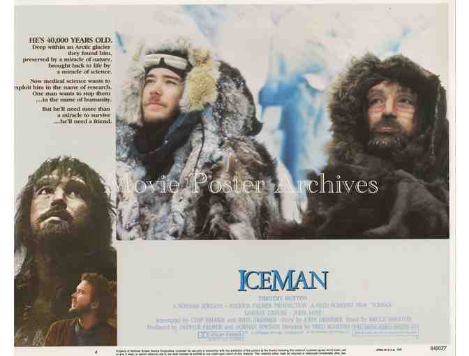 ICEMAN, 1984, lobby card set, Timothy Hutton, Lindsay Crouse