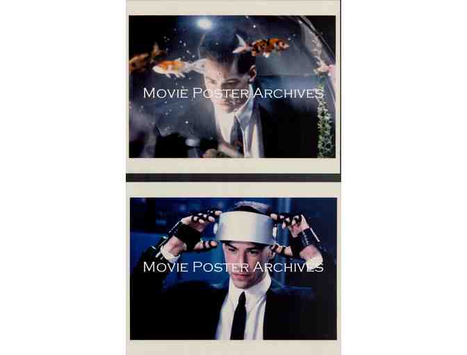 JOHNNY MNEMONIC, 1995, color photographs, Keanu Reeves