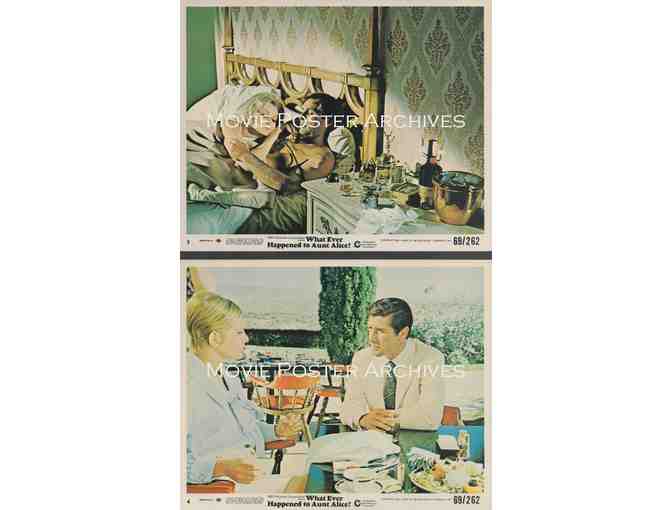 WHAT EVER HAPPENED TO AUNT ALICE?, 1969, mini lobby card set, Geraldine Page