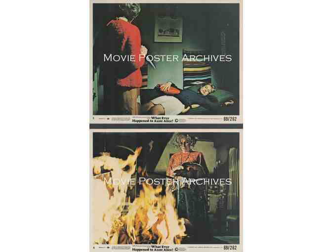 WHAT EVER HAPPENED TO AUNT ALICE?, 1969, mini lobby card set, Geraldine Page