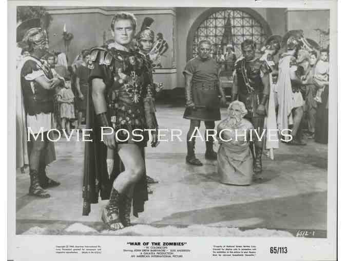 WAR OF THE ZOMBIES, 1965, movie stills, John Drew Barrymore, Susy Andersen