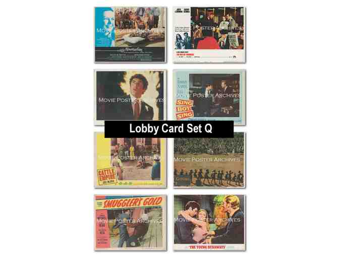 MISC LOBBY CARDS LOT Q, varying lobby cards from 1950s to 1980s