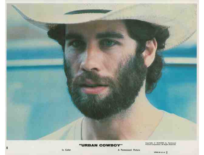 URBAN COWBOY, 1980, mini lobby cards, John Travolta, Debra Winger