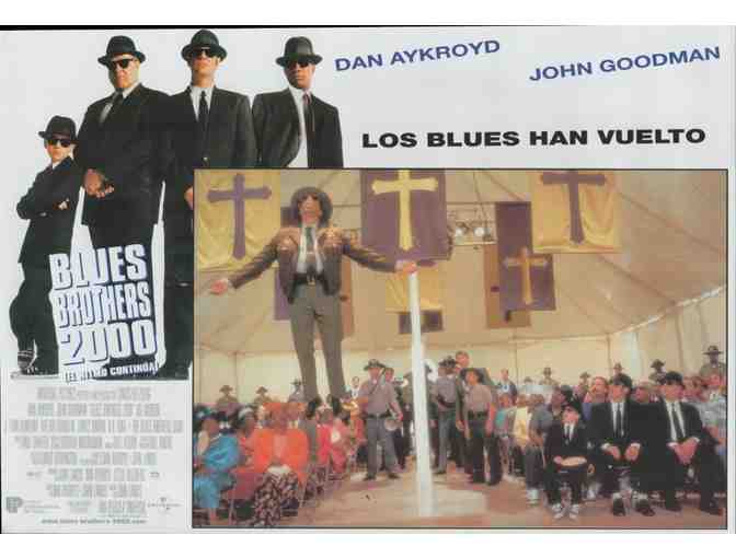 BLUES BROTHERS 2000, 1998, Spanish lobby cards, Dan Aykroyd, John Goodman
