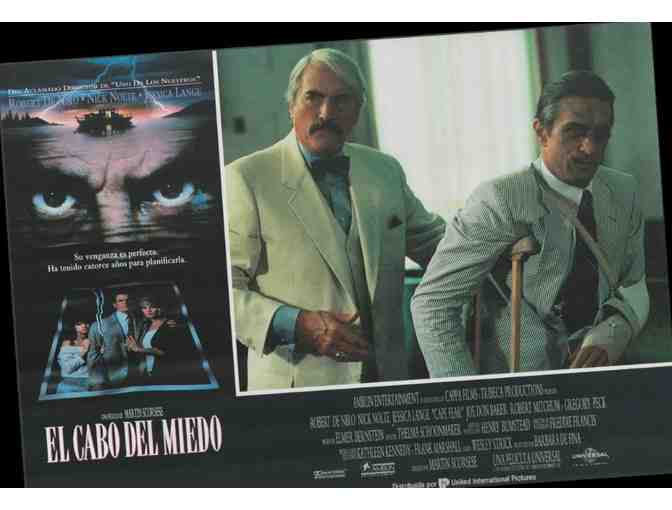 CAPE FEAR, 1991, Spanish lobby cards, Robert De Niro, Nick Nolte