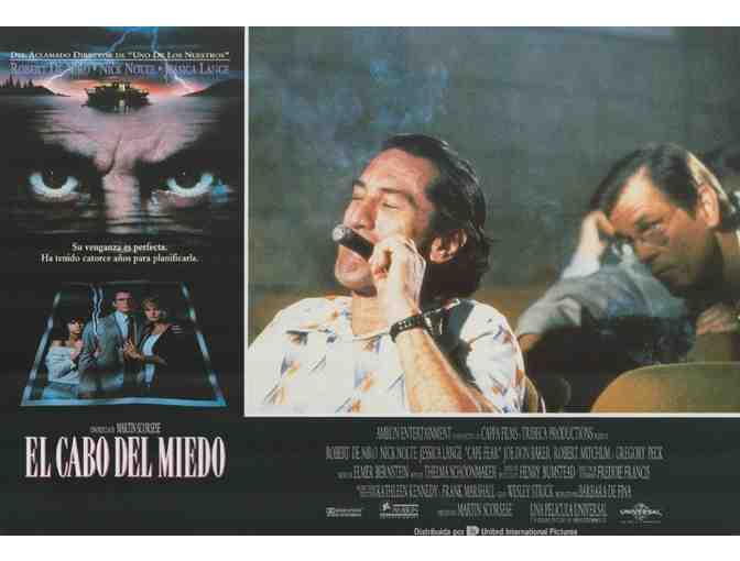 CAPE FEAR, 1991, Spanish lobby cards, Robert De Niro, Nick Nolte