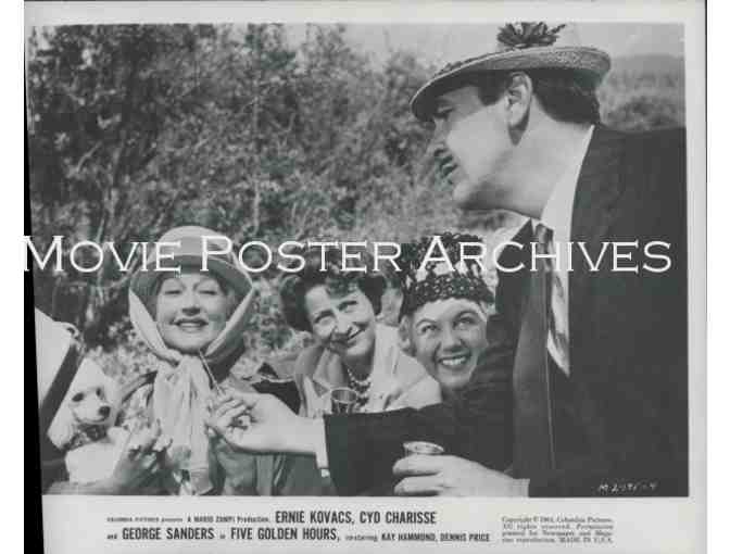 FIVE GOLDEN HOURS, 1961, movie stills, Ernie Kovacs, Cyd Charisse