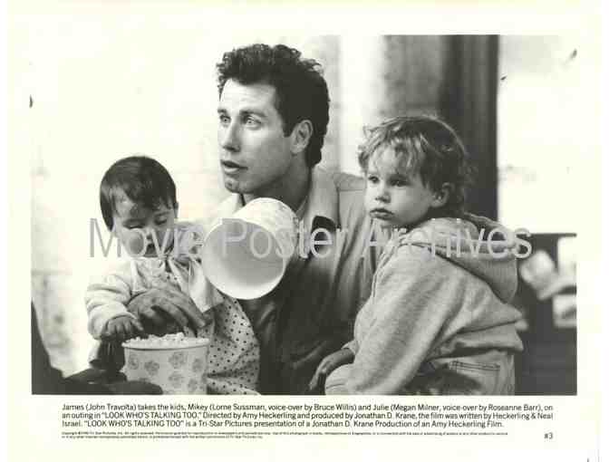 LOOK WHOS TALKING TOO, 1990, movie stills, John Travolta, Kirstie Alley