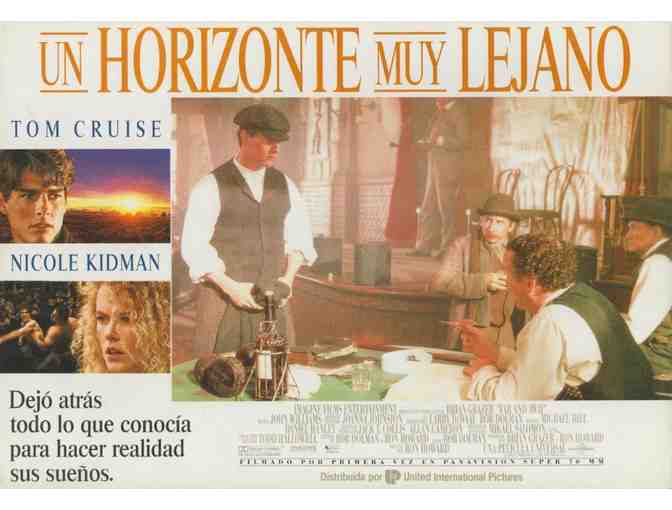 FAR AND AWAY, 1992, Spanish lobby cards, Tom Cruise, Nicole Kidman