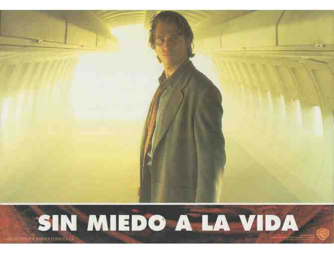 FEARLESS, 1993, Spanish lobby cards, Jeff Bridges, Isabella Rossellini