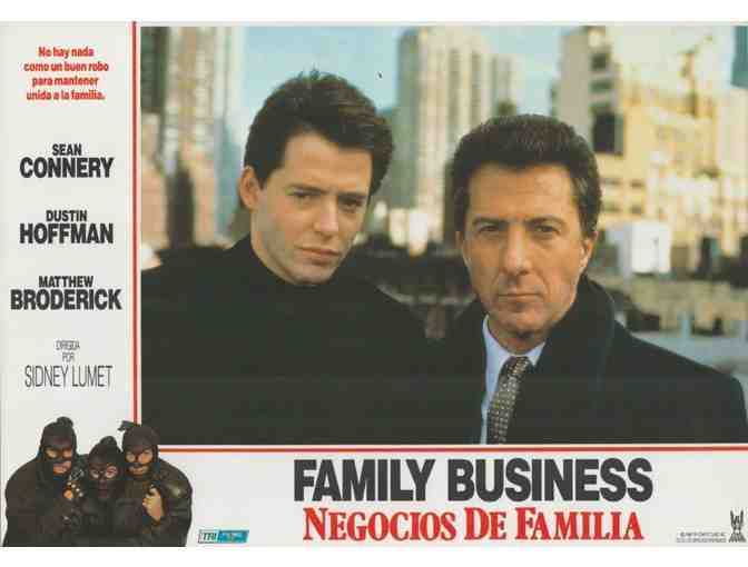FAMILY BUSINESS, 1989, Spanish lobby cards, Sean Connery, Dustin Hoffman
