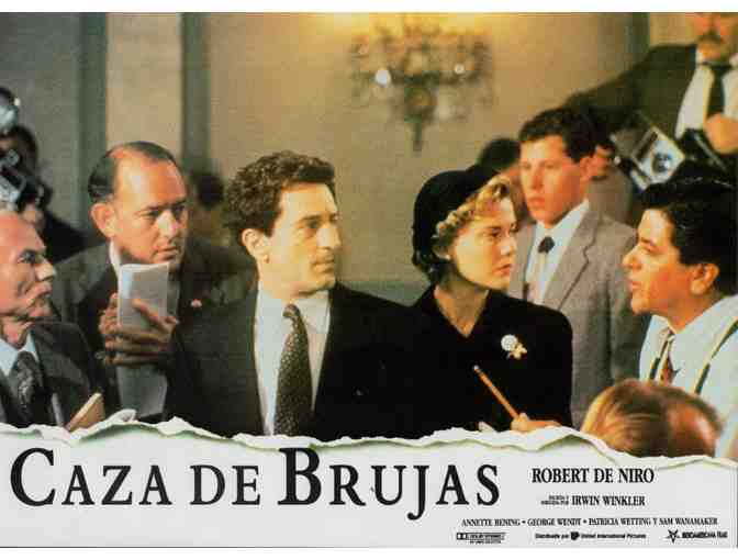 GUILTY BY SUSPICION, 1991, Spanish lobby cards, Robert De Niro, Annette Bening