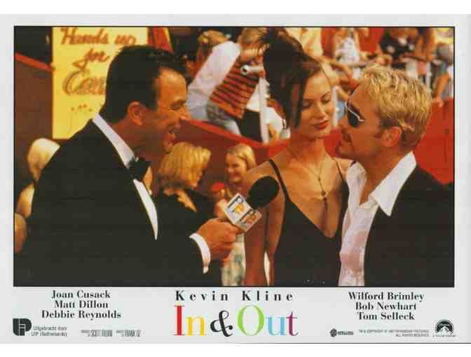 IN AND OUT, 1997, Dutch lobby cards, Kevin Kline, Joan Cusack