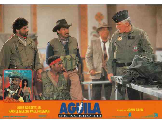 IRON EAGLE 3, 1992, Spanish lobby cards, Louis Gossett Jr., Sonny Chiba