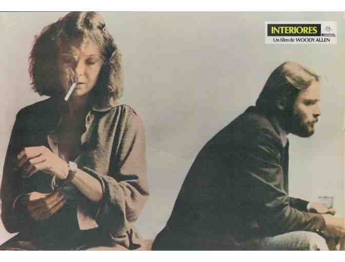 INTERIORS, 1978, Spanish lobby cards, Diane Keaton, Geraldine Page