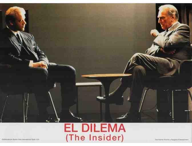 INSIDER, 1999, Spanish lobby cards, Al Pacino, Russell Crowe