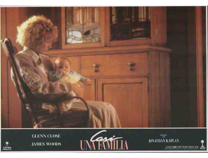 IMMEDIATE FAMILY, 1989, Spanish lobby cards, Glenn Close, James Woods