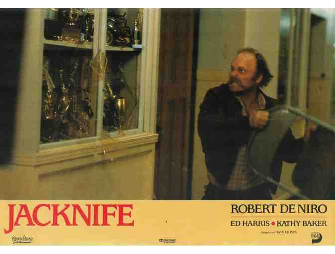 JACKNIFE, 1989, Spanish lobby cards, Robert De Niro, Kathy Baker
