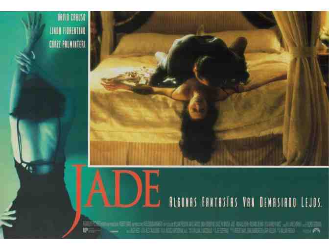 JADE, 1995, Spanish lobby cards, David Caruso, Linda Fiorentino