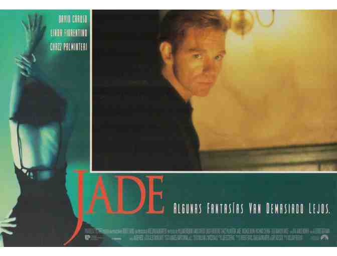 JADE, 1995, Spanish lobby cards, David Caruso, Linda Fiorentino