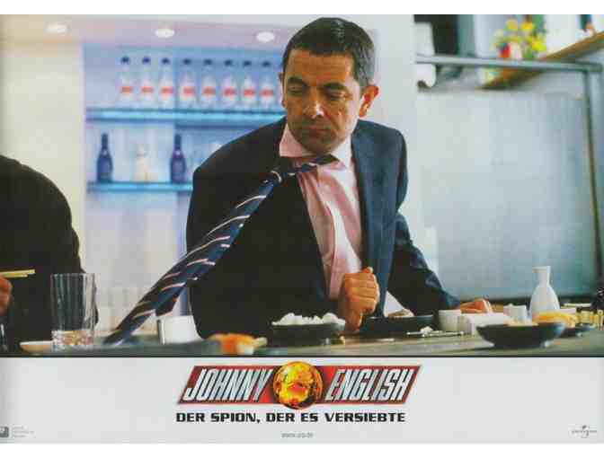 JOHNNY ENGLISH, 2003, German lobby cards, Rowan Atkinson,