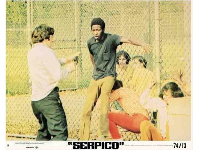 SERPICO, 1974, mini lobby cards, Al Pacino, E. Emmet Walsh