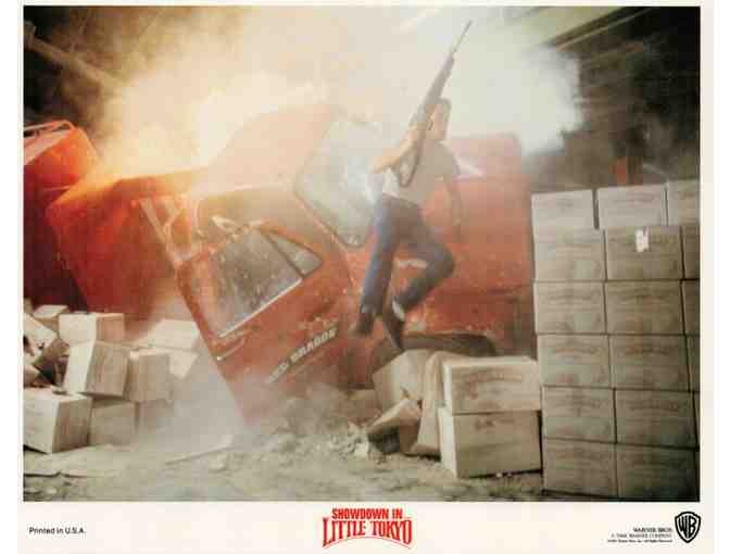 SHOWDOWN IN LITTLE TOKYO, 1991, mini lobby cards, Brandon Lee, Dolph Lundgren